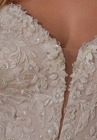 Julietta by Mori Lee Leia #7 Ivory/Porcelain thumbnail