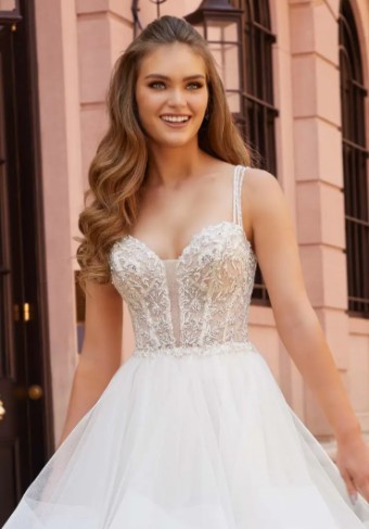 Morilee Janine #2 Ivory/Rose thumbnail