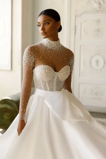 Oksana Mukha Mirella #6 Ivory/Blush thumbnail