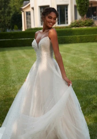 Morilee Pearlina #2 Ivory/Ivory thumbnail