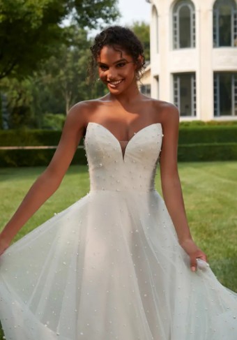 Morilee Pearlina #3 Ivory/Ivory thumbnail