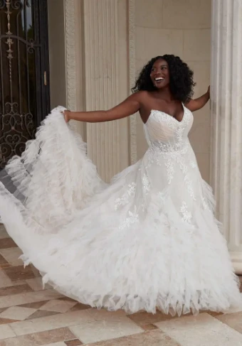 Julietta by Morilee Nicole ~ 3417 (Unlined) #2 Ivory/Champagne/Honey thumbnail