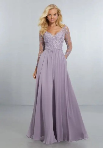 Mori Lee Bridesmaids 21561 #0 default Slate thumbnail