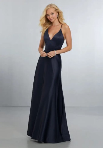 Mori Lee Bridesmaids 21573 #0 default Navy thumbnail