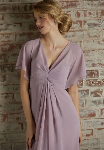 Mori Lee Bridesmaids 21594 #1 Claret thumbnail