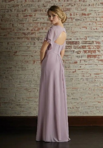 Mori Lee Bridesmaids 21594 #3 Claret thumbnail