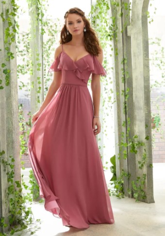 Mori Lee Bridesmaids 21601 #0 default Rosewood thumbnail