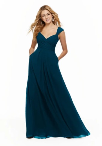 Mori Lee Bridesmaids 21647 #0 default Navy thumbnail