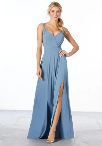 Mori Lee Bridesmaids 21661 #0 default Navy thumbnail