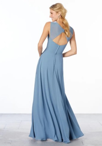 Mori Lee Bridesmaids 21661 #3 Navy thumbnail
