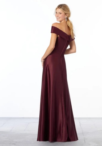 Mori Lee Bridesmaids 21663 #2 default Bordeaux thumbnail