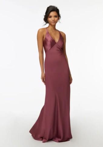 Mori Lee Bridesmaids 21740 #0 default Rosewood thumbnail