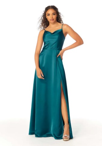 Mori Lee Bridesmaids 21813 #0 default Teal thumbnail