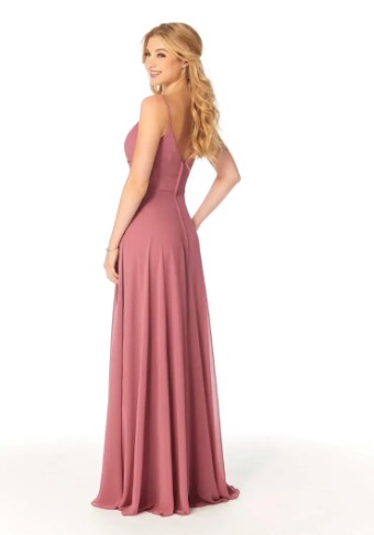 Mori Lee Bridesmaids 21814 #1 Rosewood thumbnail