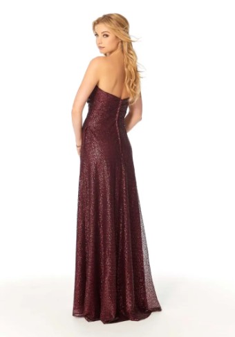 Mori Lee Bridesmaids 21804 #1 Bordeaux thumbnail