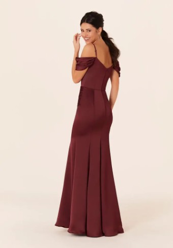 Mori Lee Bridesmaids 21821 #1 default Bordeaux thumbnail