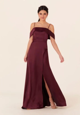 Mori Lee Bridesmaids 21827 #0 default Latte thumbnail