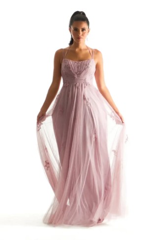 Mori Lee Bridesmaids 21843 #2 Desert Rose thumbnail