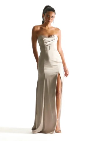 Mori Lee Bridesmaids 21847 #3 Emerald thumbnail