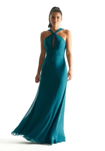 Mori Lee Bridesmaids 21848 #3 Sapphire thumbnail