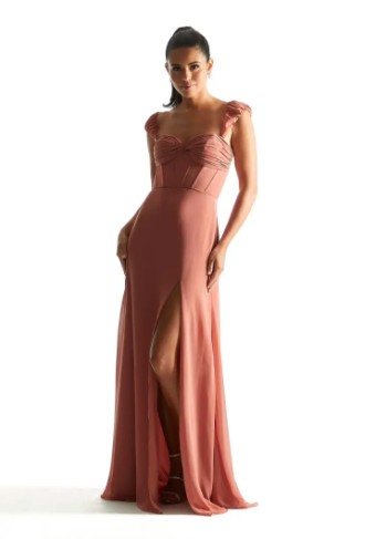 Mori Lee Bridesmaids 21855 #3 Thyme thumbnail
