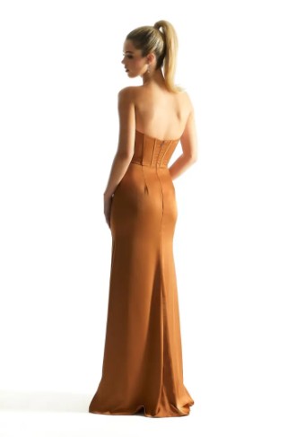 Mori Lee Bridesmaids 21858 #4 default Bordeaux thumbnail