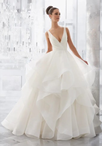 Blu by Mori Lee Milly #0 default Ivory thumbnail