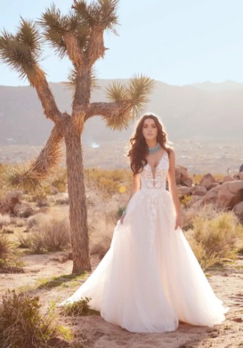 Blu by Mori Lee Rosa #8 default Ivory/Champagne thumbnail