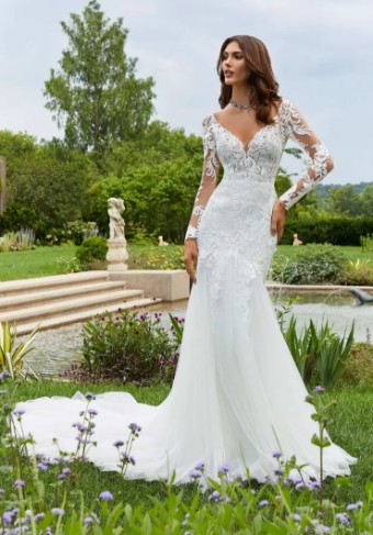Blu by Mori Lee Dakota #0 default Ivory/Honey thumbnail