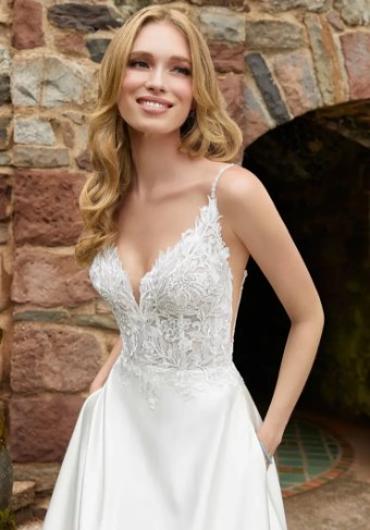 Blu by Mori Lee Darcy #2 default Ivory/Ivory thumbnail