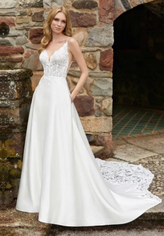 Blu by Mori Lee Darcy #0 default Ivory/Ivory thumbnail