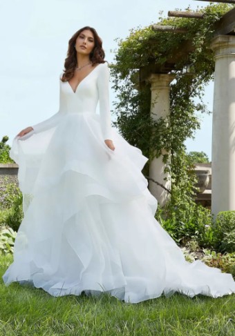 Blu by Mori Lee Donna #0 default Ivory Only thumbnail