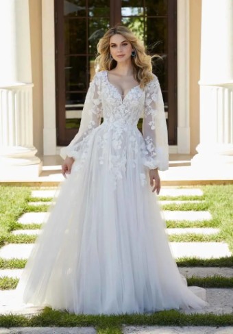 Blu by Mori Lee Felista #0 default Ivory/Almond/Honey thumbnail