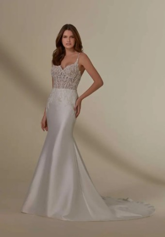 Blu by Mori Lee Mila #2 Ivory/Ivory thumbnail