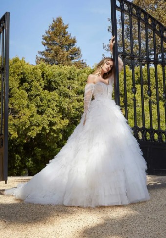 Blu by Mori Lee Margot #3 Ivory/Champagne/Honey thumbnail