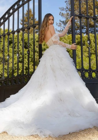 Blu by Mori Lee Margot #1 Ivory/Champagne/Honey thumbnail