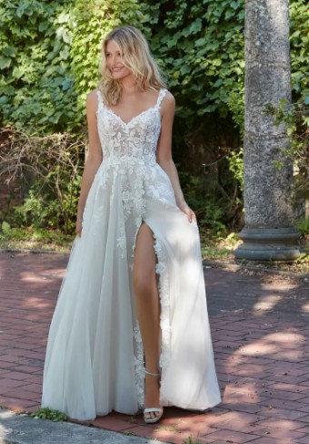 Blu by Mori Lee Parthena #2 Ivory/Champagne/Honey thumbnail