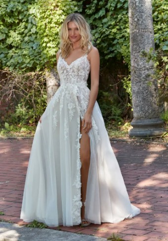 Blu by Mori Lee Parthena #0 default Ivory/Champagne/Honey thumbnail