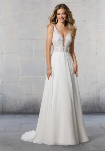 Voyage by Mori Lee Shiloh #0 default Ivory/Prosecco thumbnail