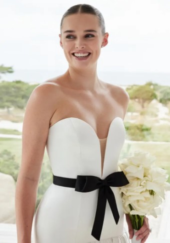 Morilee Simone #1 Ivory/Black thumbnail