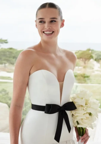 Morilee Simone #1 Ivory/Black thumbnail