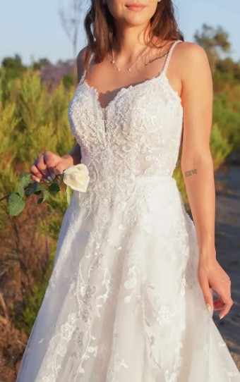 Stella York 7398 #2 Ivory/Ivory thumbnail