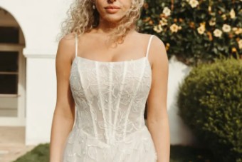 Stella York SY8114 #4 Ivory/Biscotti thumbnail