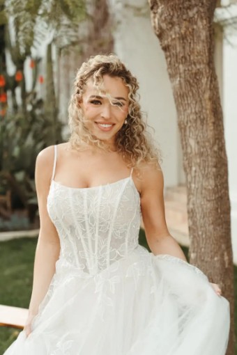 Stella York SY8114 #1 Ivory/Biscotti thumbnail