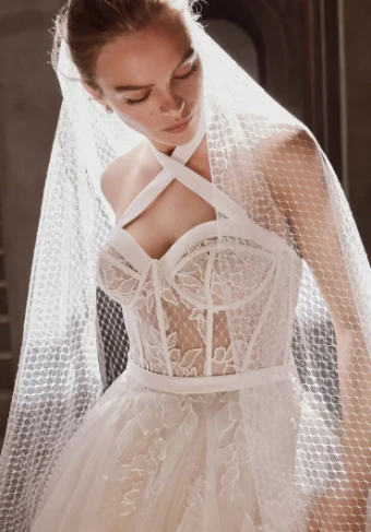 Morilee Myra #2 Ivory/Honey thumbnail