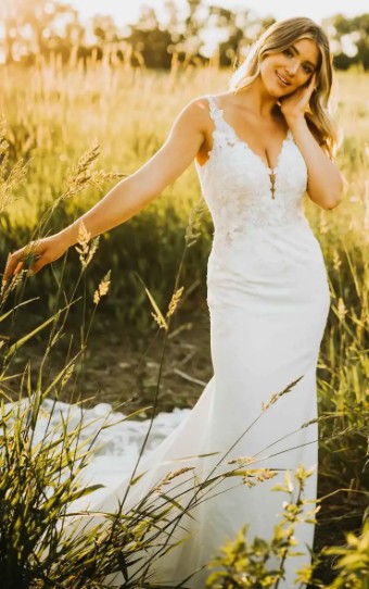 Stella York 7457 #3 Ivory thumbnail