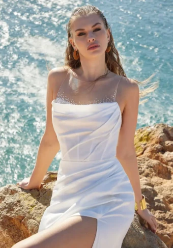 Morilee Max #2 Ivory/Honey thumbnail