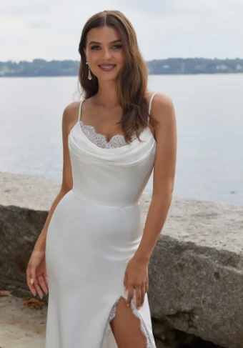 Morilee Nyssa #1 Ivory thumbnail