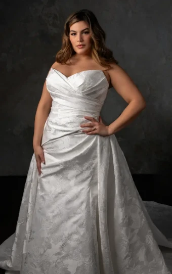 EveryBody EveryBride D4300 #1 Ivory Jacquard thumbnail