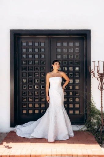 Stella York 8011 #0 default Ivory Jacquard thumbnail